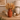 Vintage Rustic Navjo (Terracotta) Modern Art Ceramic Orange Flower Vase