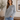 New ENDLESS ROSE Womens Silver Shimmery Long Sleeve Blouse Shirt Medium NWT