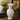 Vintage MILK Glass GRAPE Leafs Pattern Milk Glass Bud Vase Marked Gold Trim Base