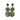 New Green Rope Boho Chic Pineapple Drop Earrings Summertime Fashion Jewelry