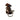 New Brown Sitting Dog Animal Handmade 3D Leather Dog Key Chain Gift Birthday