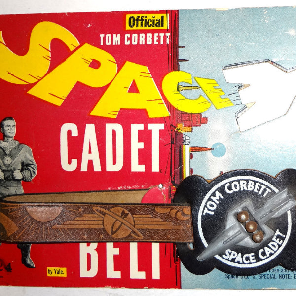 TOM CORBETT 1950's SPACE CADET BELT (GUN HOLSTER) w/ orig packing
